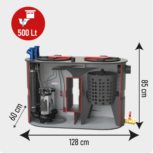 YT2W-0500-Alternatif Çıkış ve Sepet İlaveli