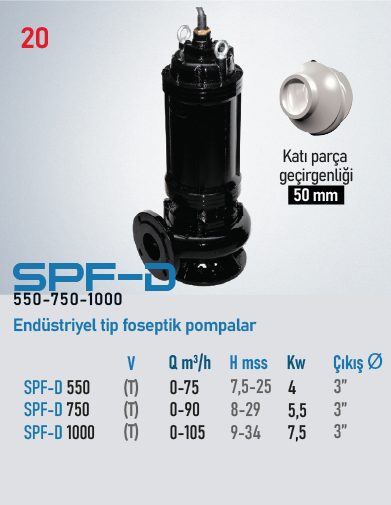 SPF-D 550 T