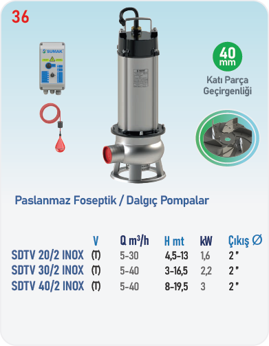 SDTV 20/2 INOX